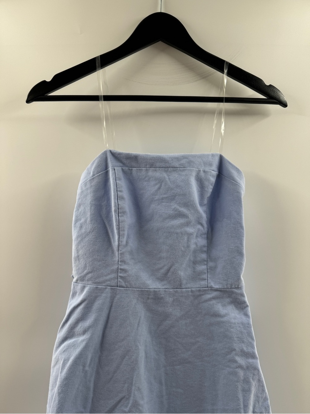 Altar'd State Light Blue Strapless Bow Back Mini Dress – Women's XS - Picture 2 of 8